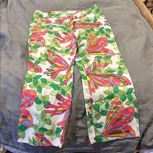 Trina Turk Multicolor Patterned Pants